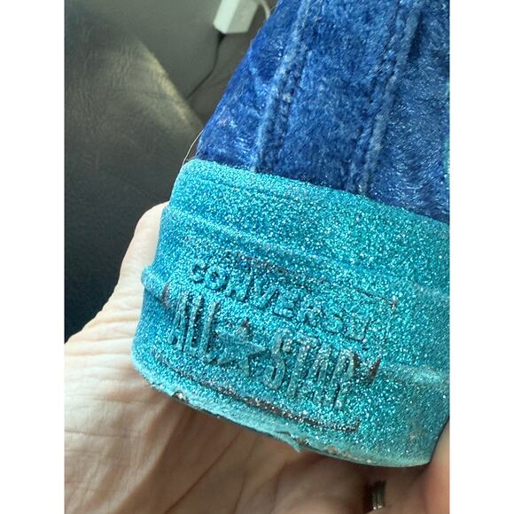 Blue Velvet Women's Sneakers - Picture 7 of 7